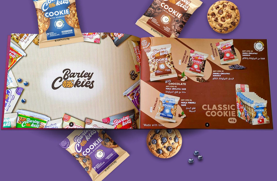 WeGraf Barley Cookies Klasik Seri Katalog Tasarımı