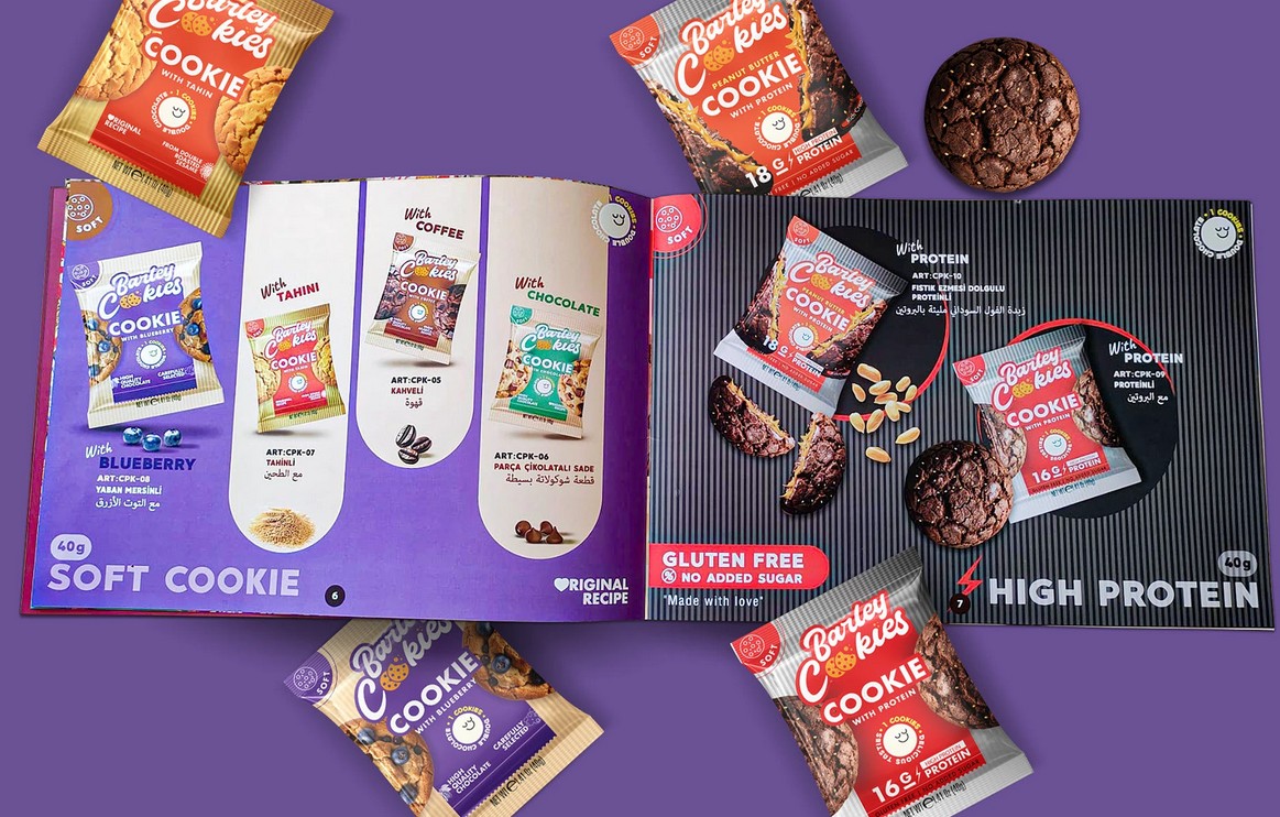 WeGraf Barley Cookies High Quality Kahve Yanı Serisi Katalog Tasarımı