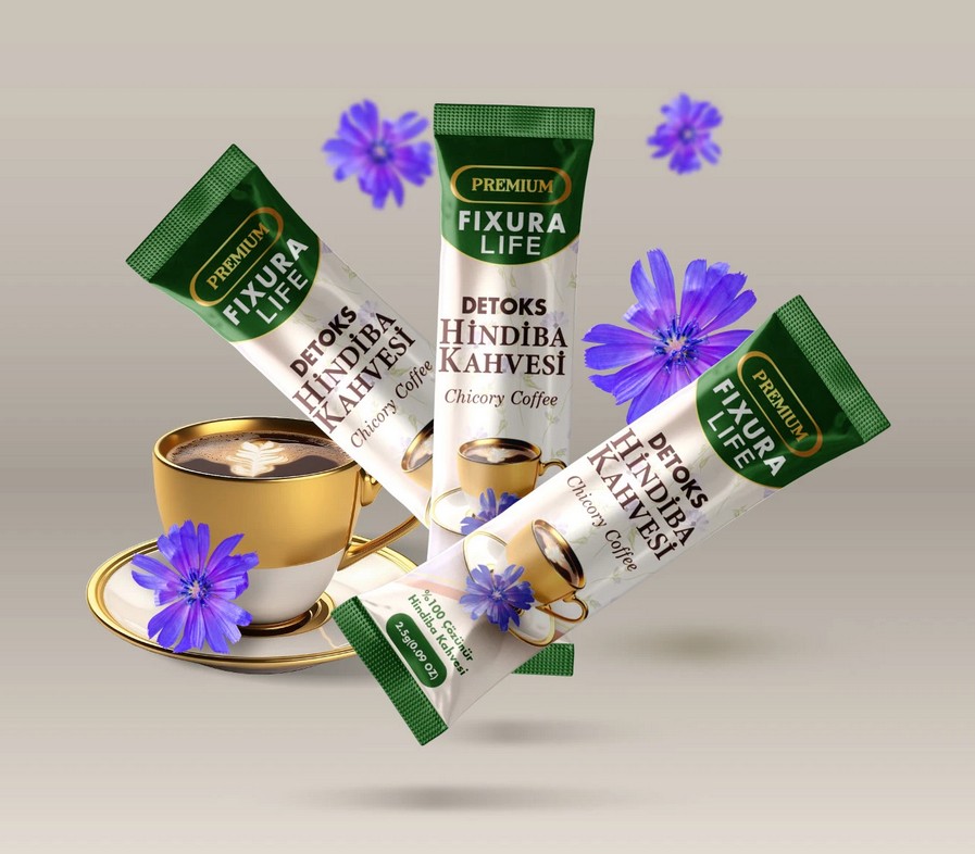 Fixura Life Detoks Hindiba Kahvesi Ambalajı