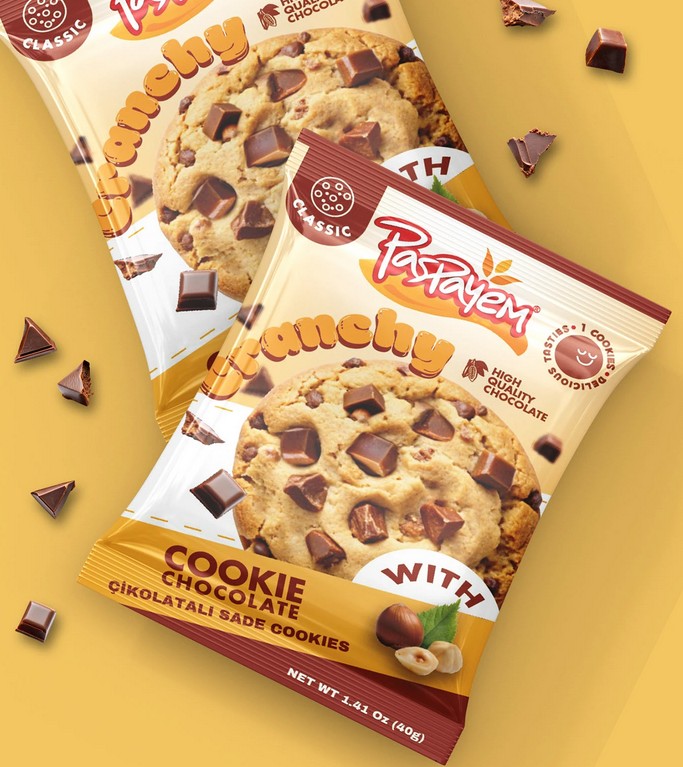 Paspayem Çikolatalı Sade Cookies Ambalajı