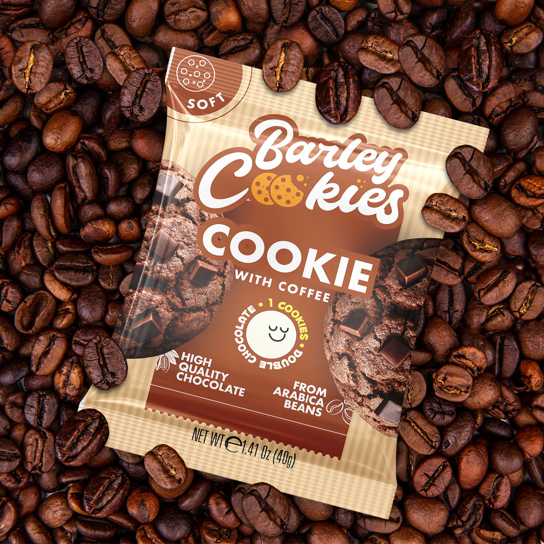 Barley Cookies Coffee Soft Kahve Çekirdekli Post