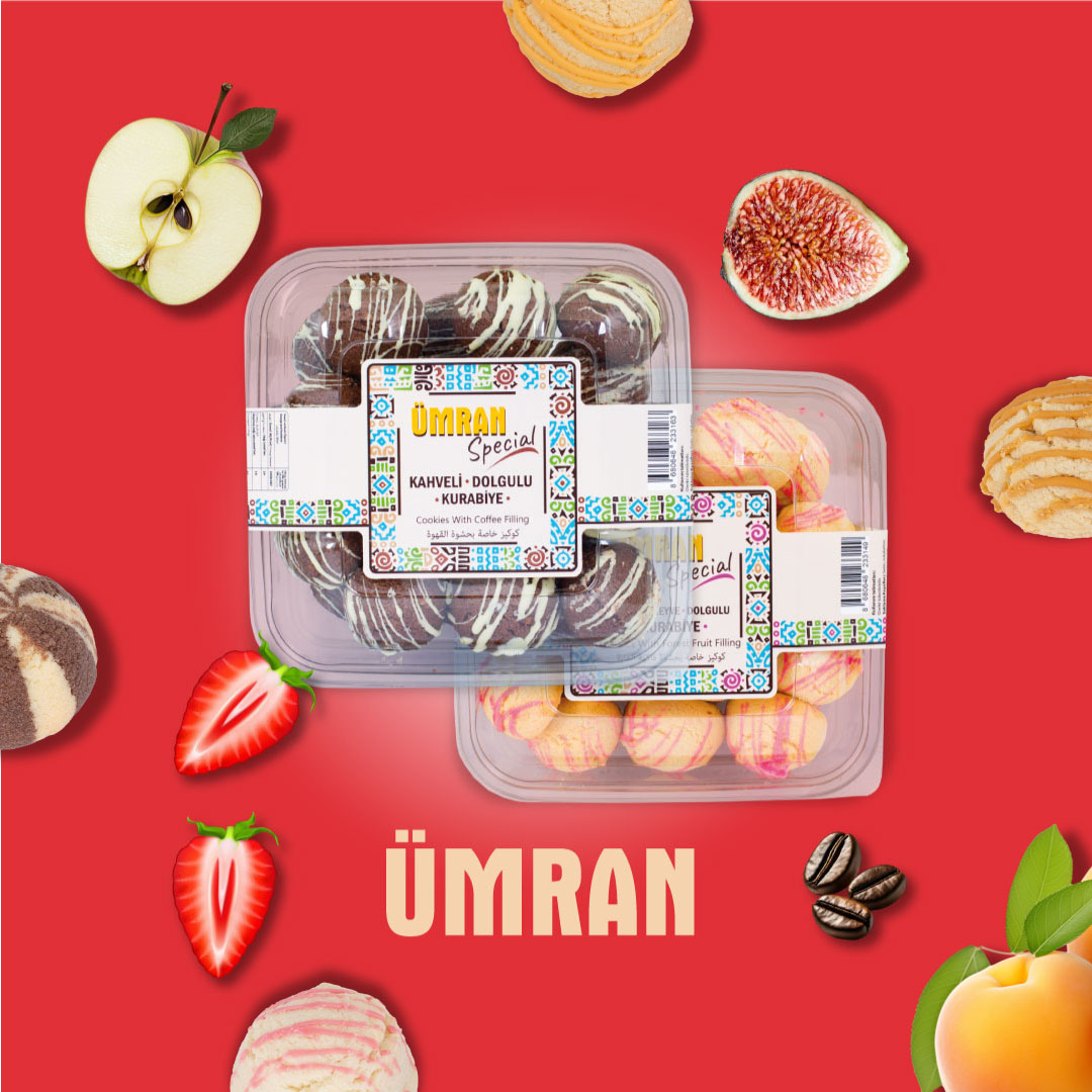 Ümran Special Kahveli ve Meyveli Dolgulu Kurabiye Post Tasarımı