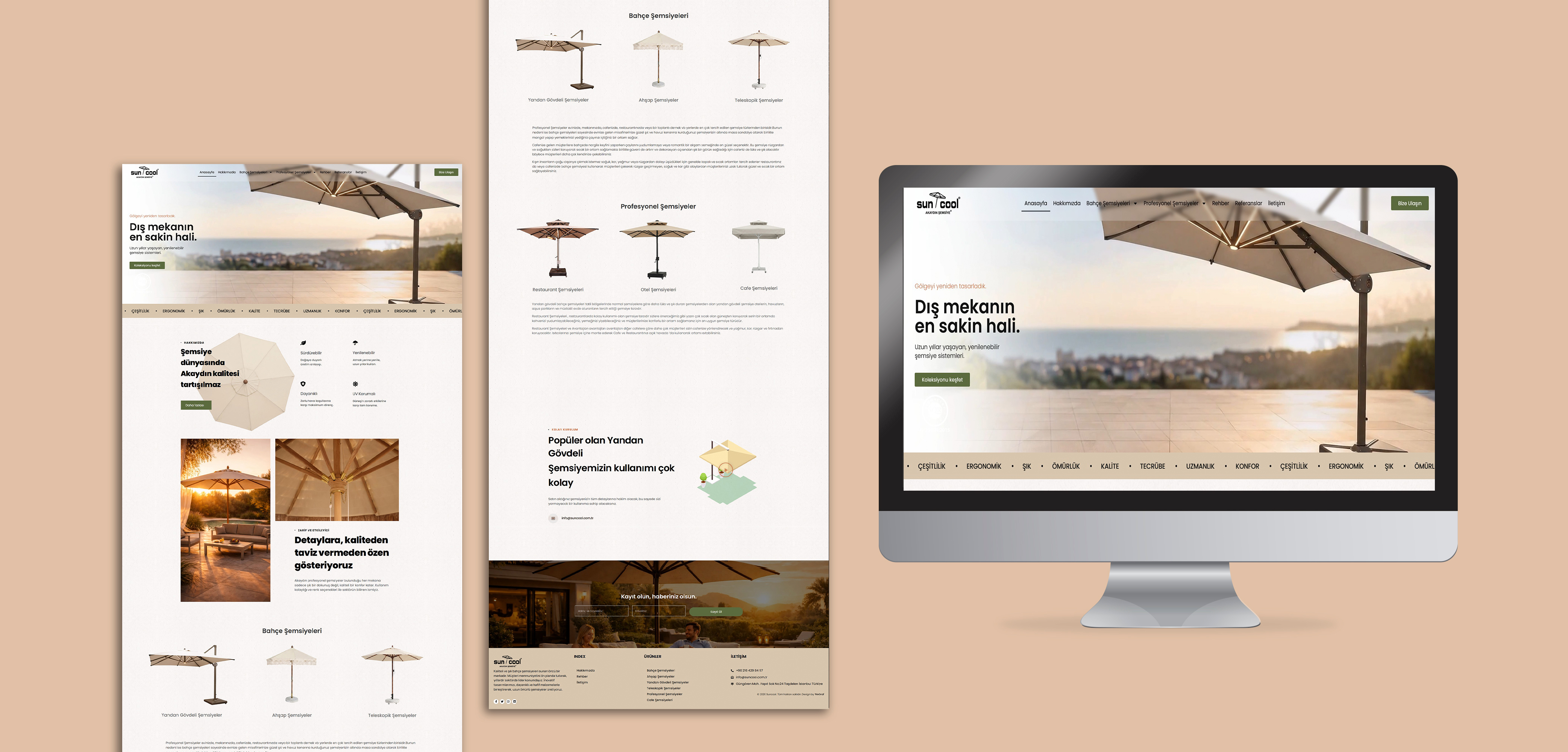 Suncool Kurumsal Web Tasarım Çalışması