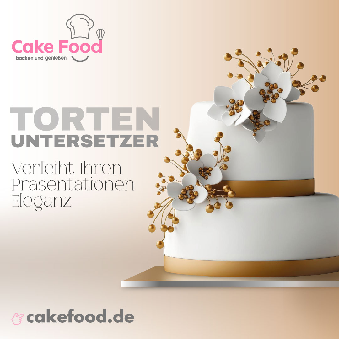 Cake Food Torten Untersetzer Altın Varaklı Pasta Altlığı Postu